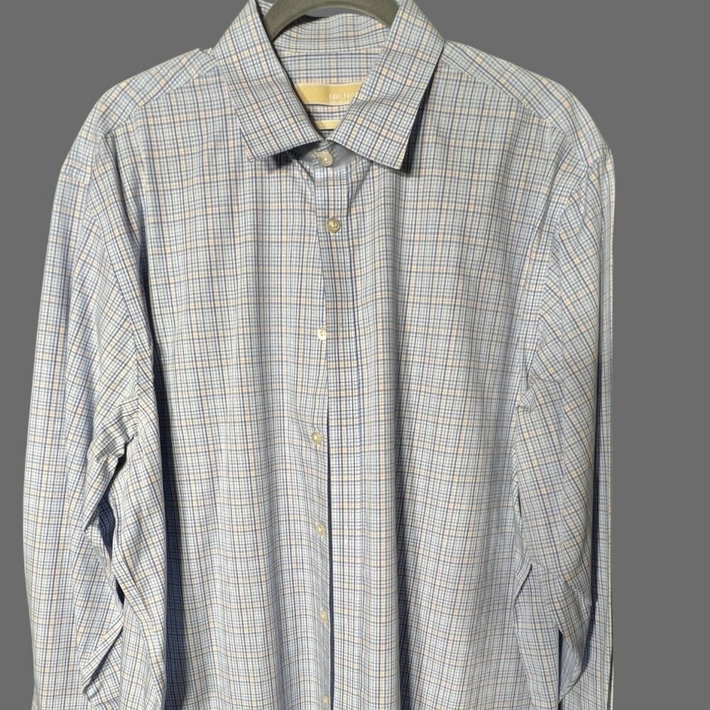 Michael Kors Men's Long-Sleeve Button-Up Shirt